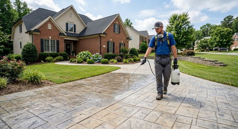 Stamped Concrete Sealing in Alpharetta, GA