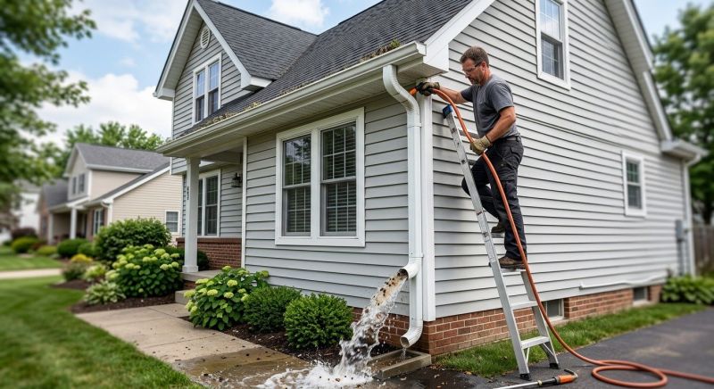 Gutter Downspout Unclogging in Longmont, CO