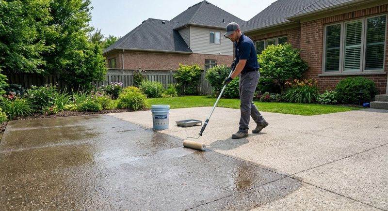 Sidewalk Concrete Sealing in Gig Harbor, WA